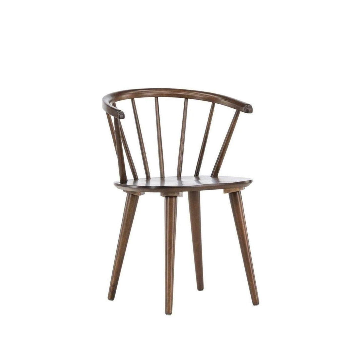 2er-Set Esszimmerstühle Bobby aus Gummibaumholz - Mokka-Holzstühle-Venture Home-le canapé