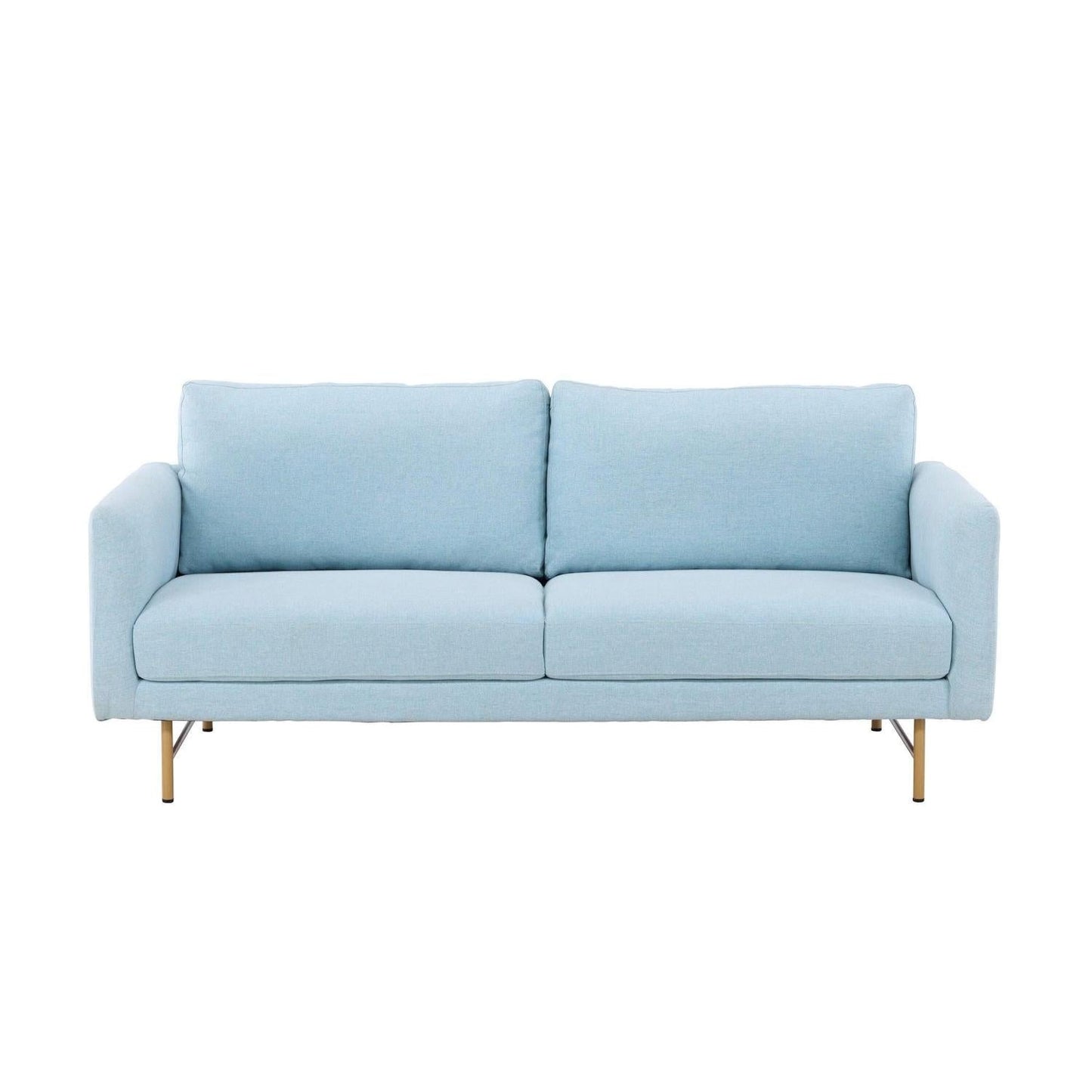3-Sitzer Sofa Sky - Babyblau-Einzelsofas-Venture Home-le canapé