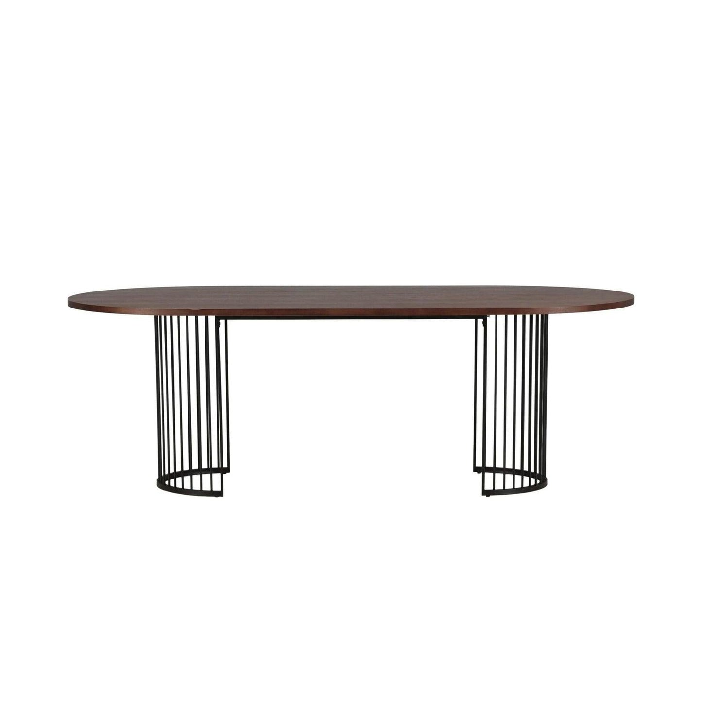 Esstisch Hamneskär 220cm - Walnuß-Esstisch Oval-Vind-le canapé