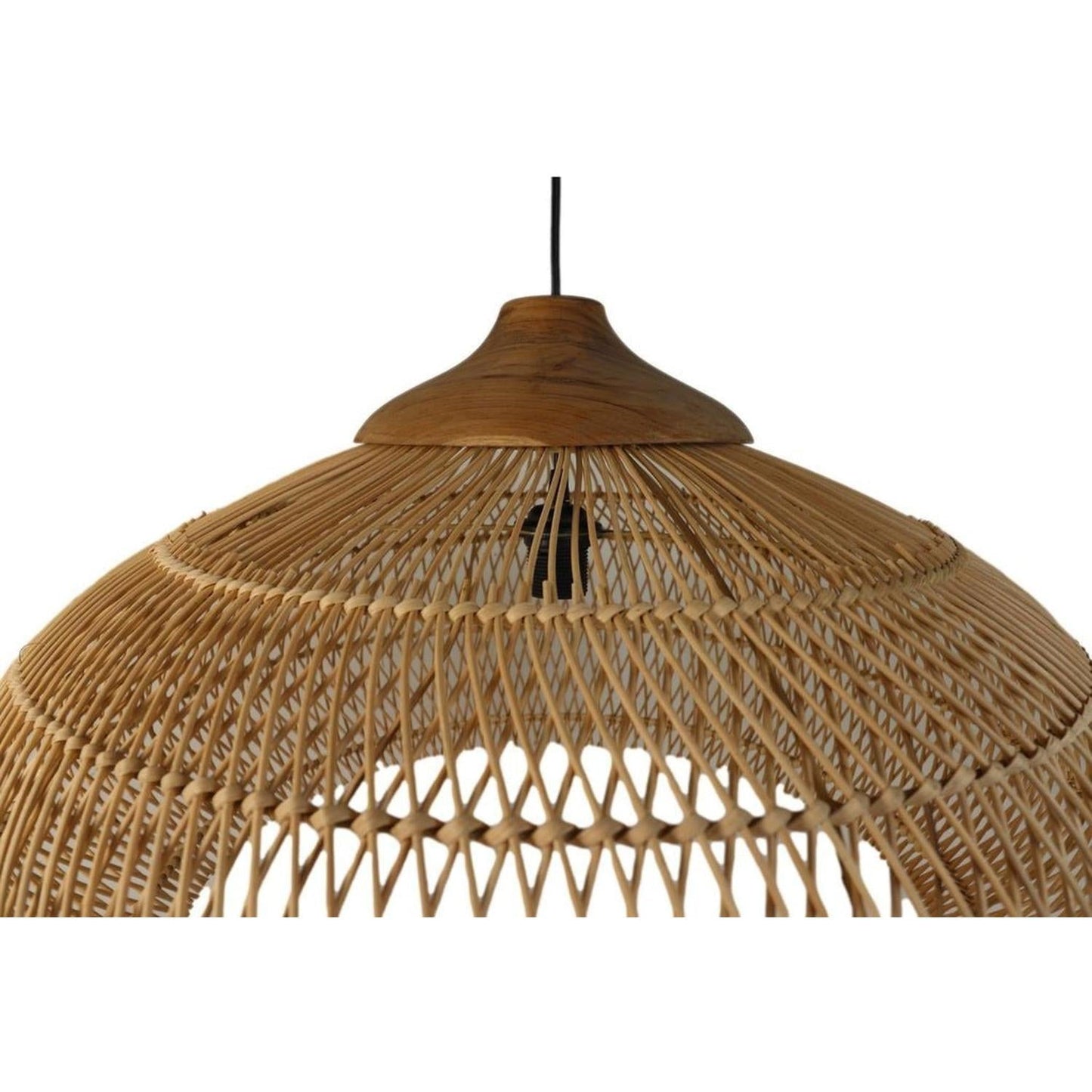 Hängelampe aus Rattan Ø65cm - Natur-Hängelampe-HSM Collection-le canapé