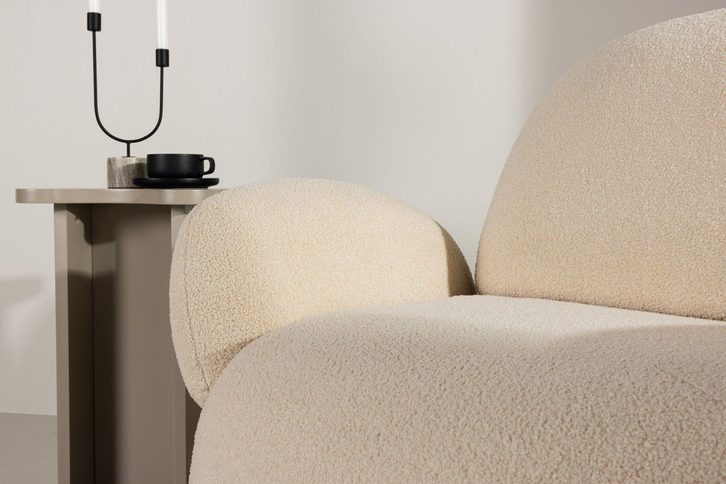 Loungesessel Sevilla aus Chenille - Beige-Loungesessel-Venture Home-Beige-le canapé