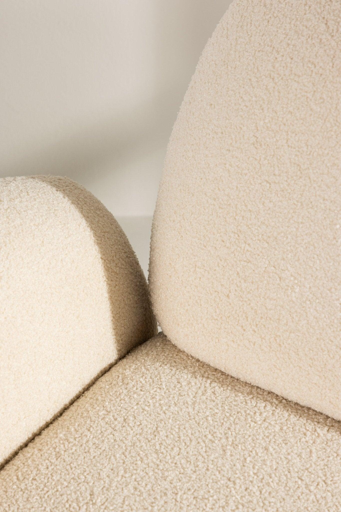 Loungesessel Sevilla aus Chenille - Beige-Loungesessel-Venture Home-Beige-le canapé