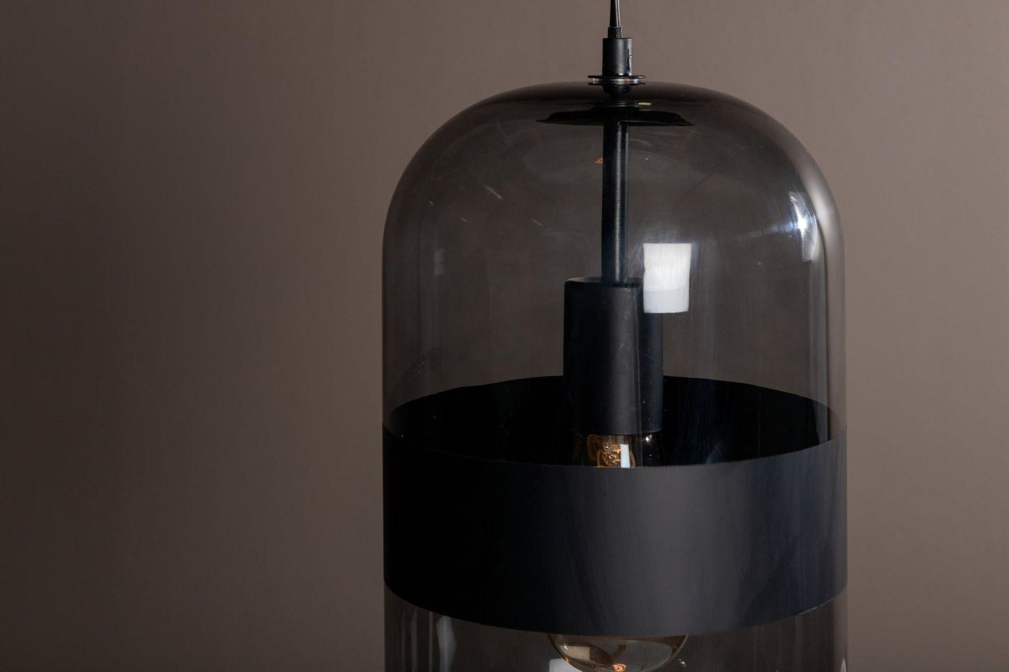 Pendelleuchte Dropp - Schwarz Rauchglas-Pendelleuchte-Venture Home-le canapé