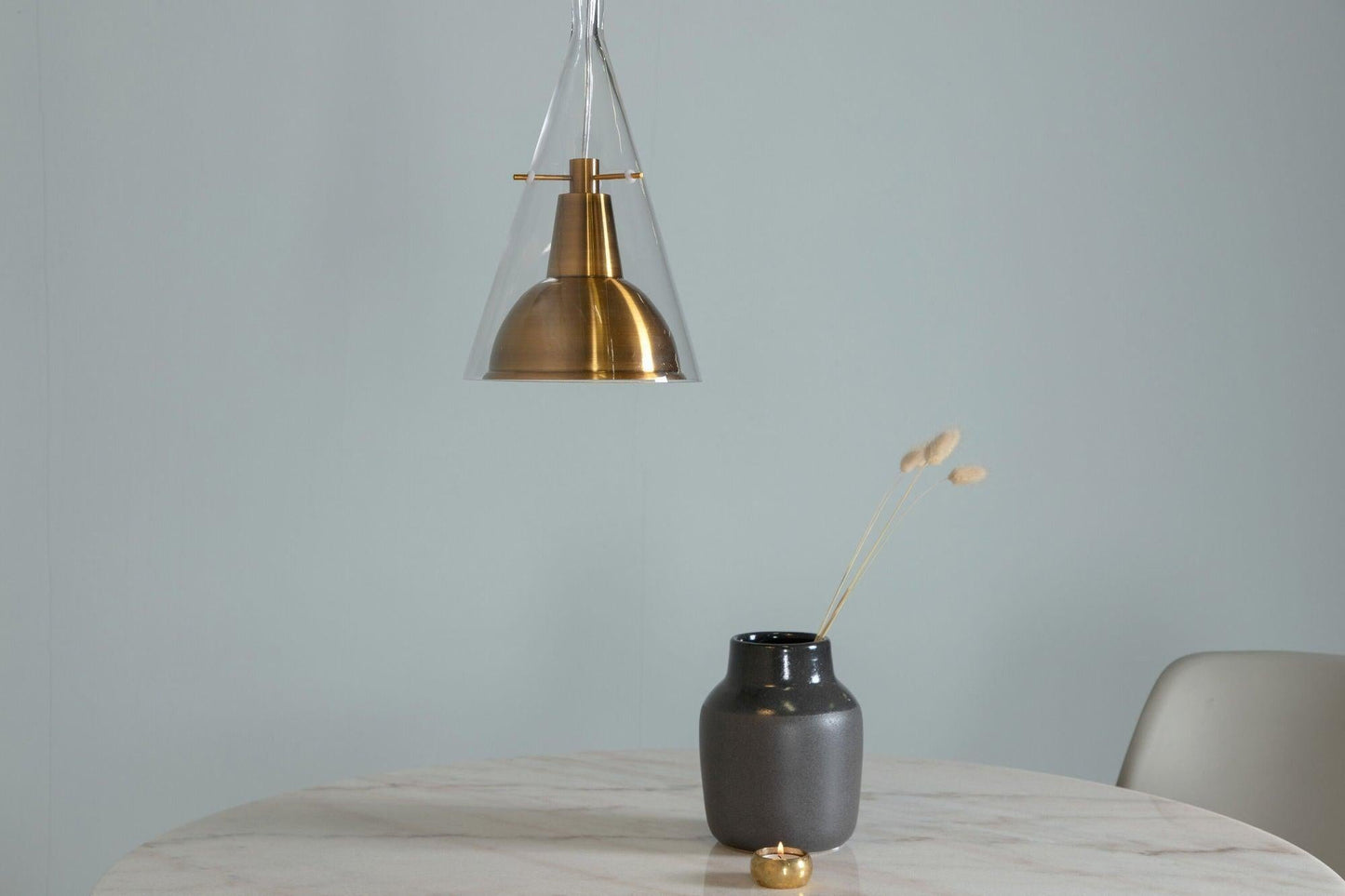 Pendelleuchte Sirius - Messing & Glas-Pendelleuchte-Venture Home-le canapé