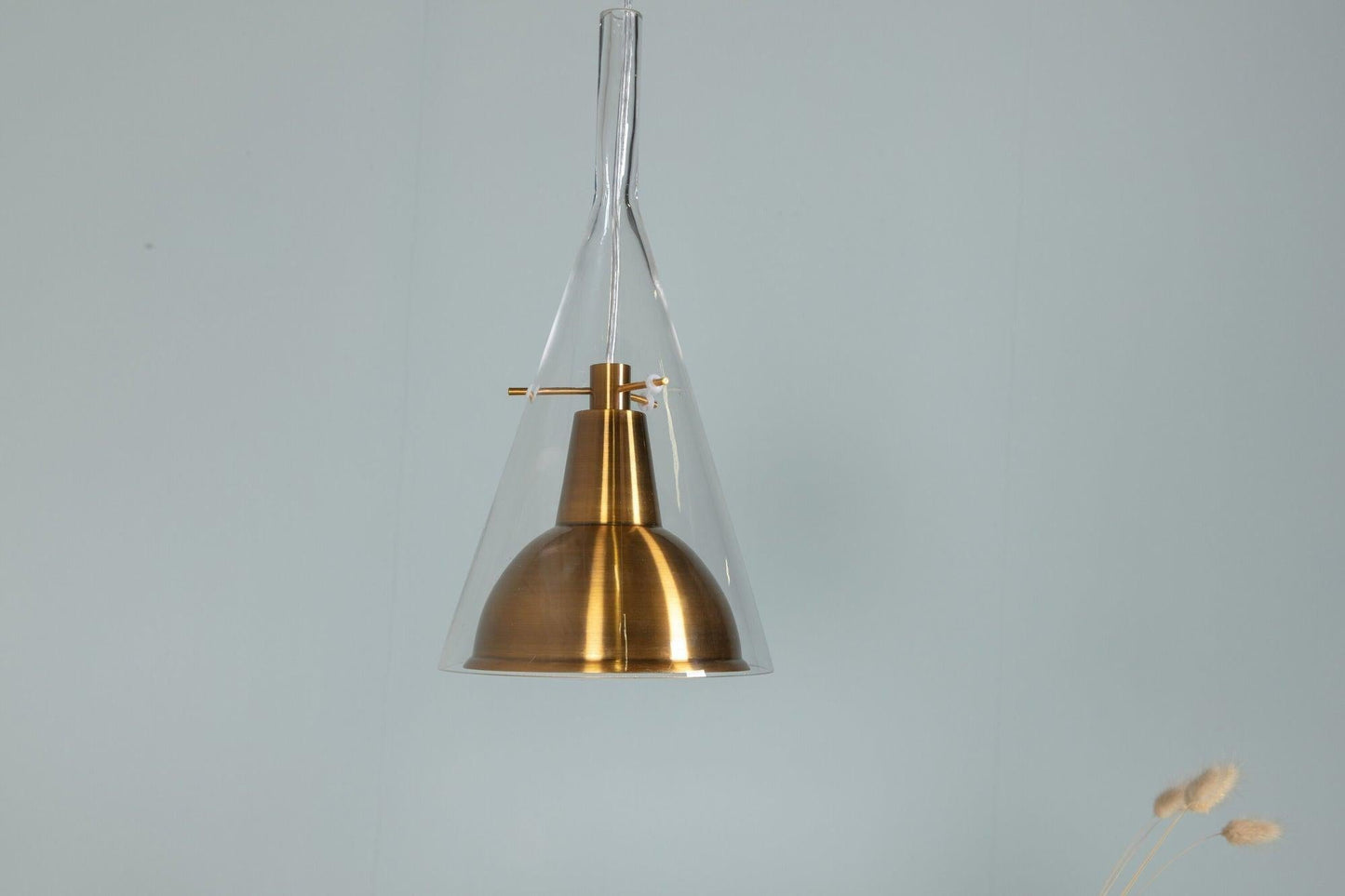 Pendelleuchte Sirius - Messing & Glas-Pendelleuchte-Venture Home-le canapé