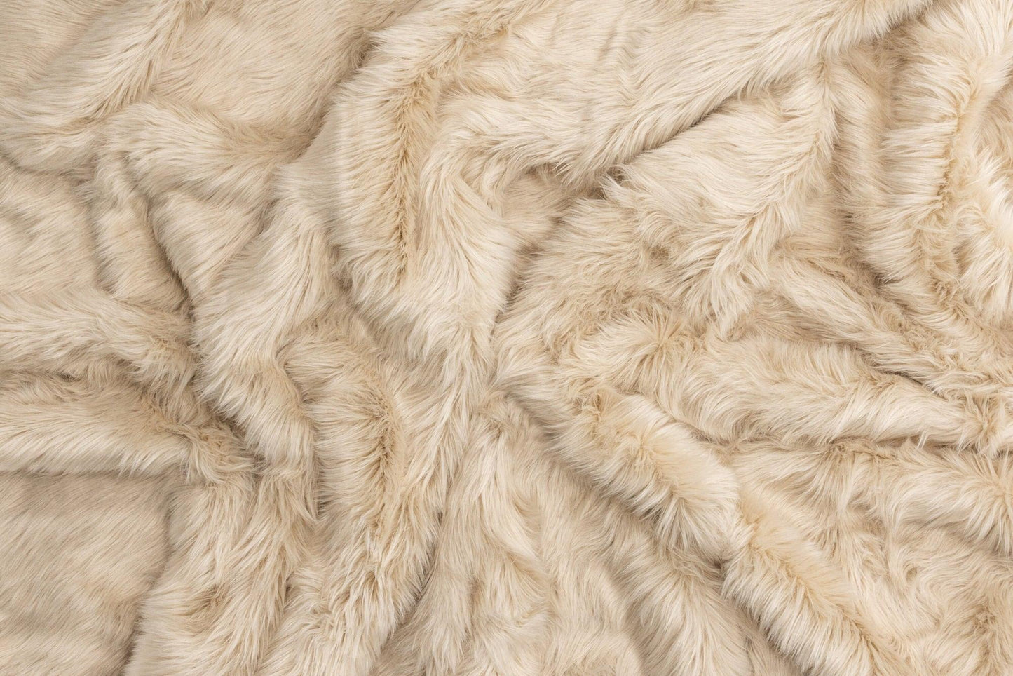 Teppich Katy aus Kunstfell 230*160cm - Beige-Teppich-Venture Home-le canapé