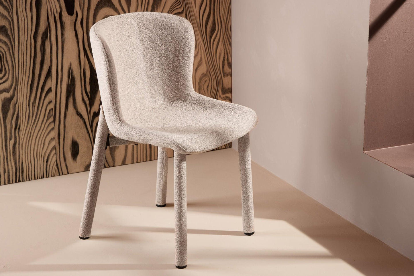 2er-Set Bouclé-Polsterstühle Astoria - Beige-Polsterstühle-Venture Home-le canapé