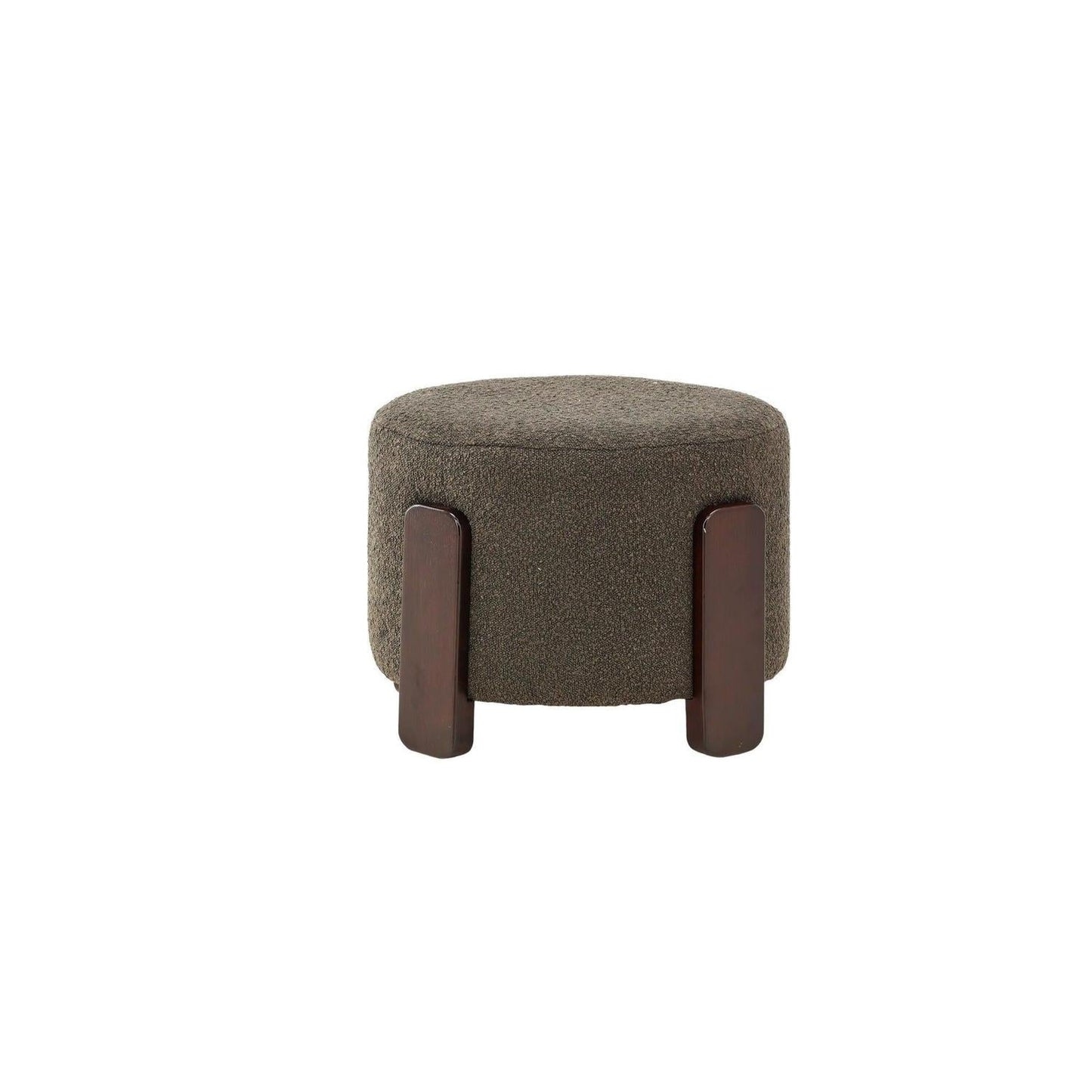 lecanapé Hocker mit Holz-Füßen