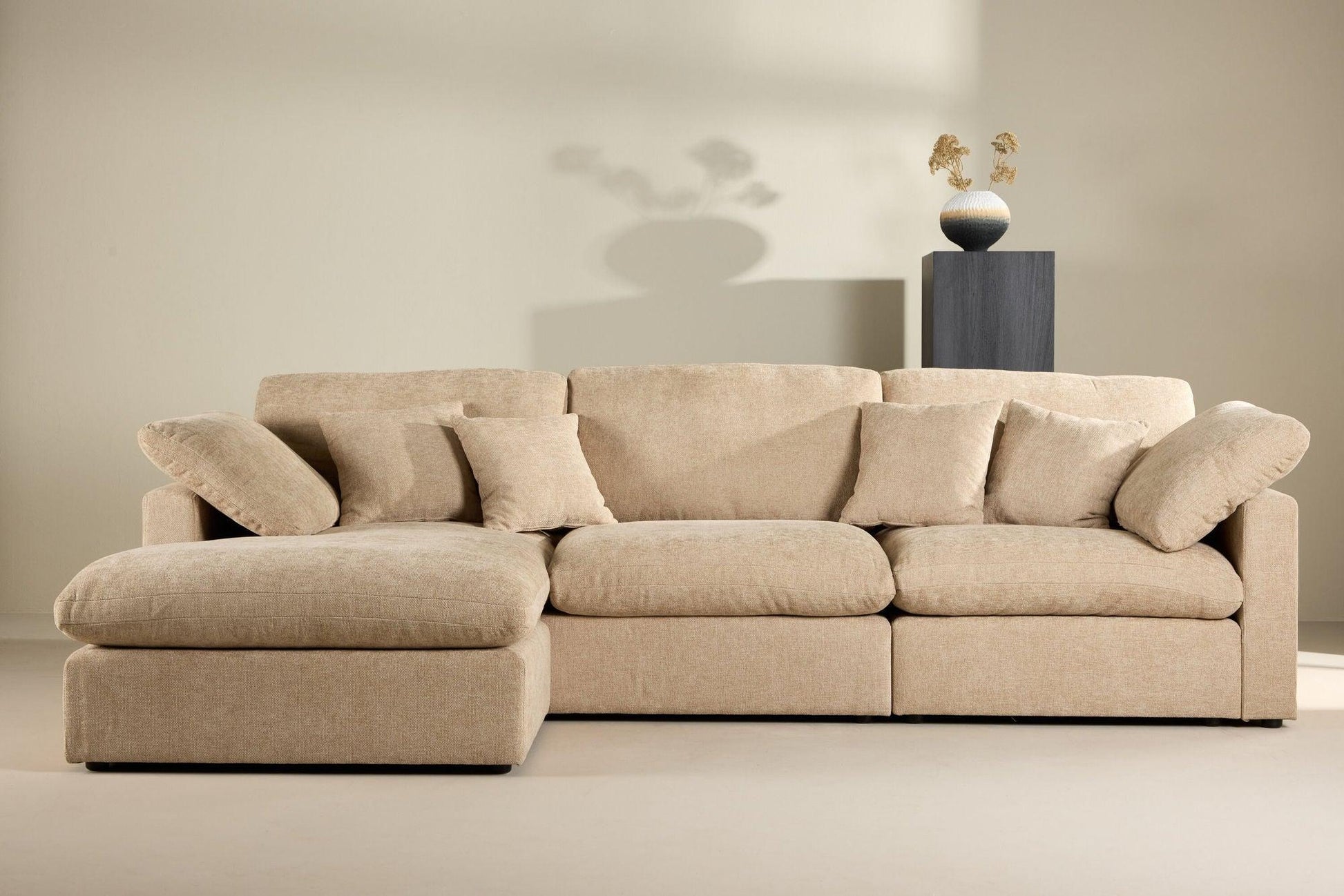 Ecksofa Amalfi - Sand-Ecksofa-Vind-le canapé