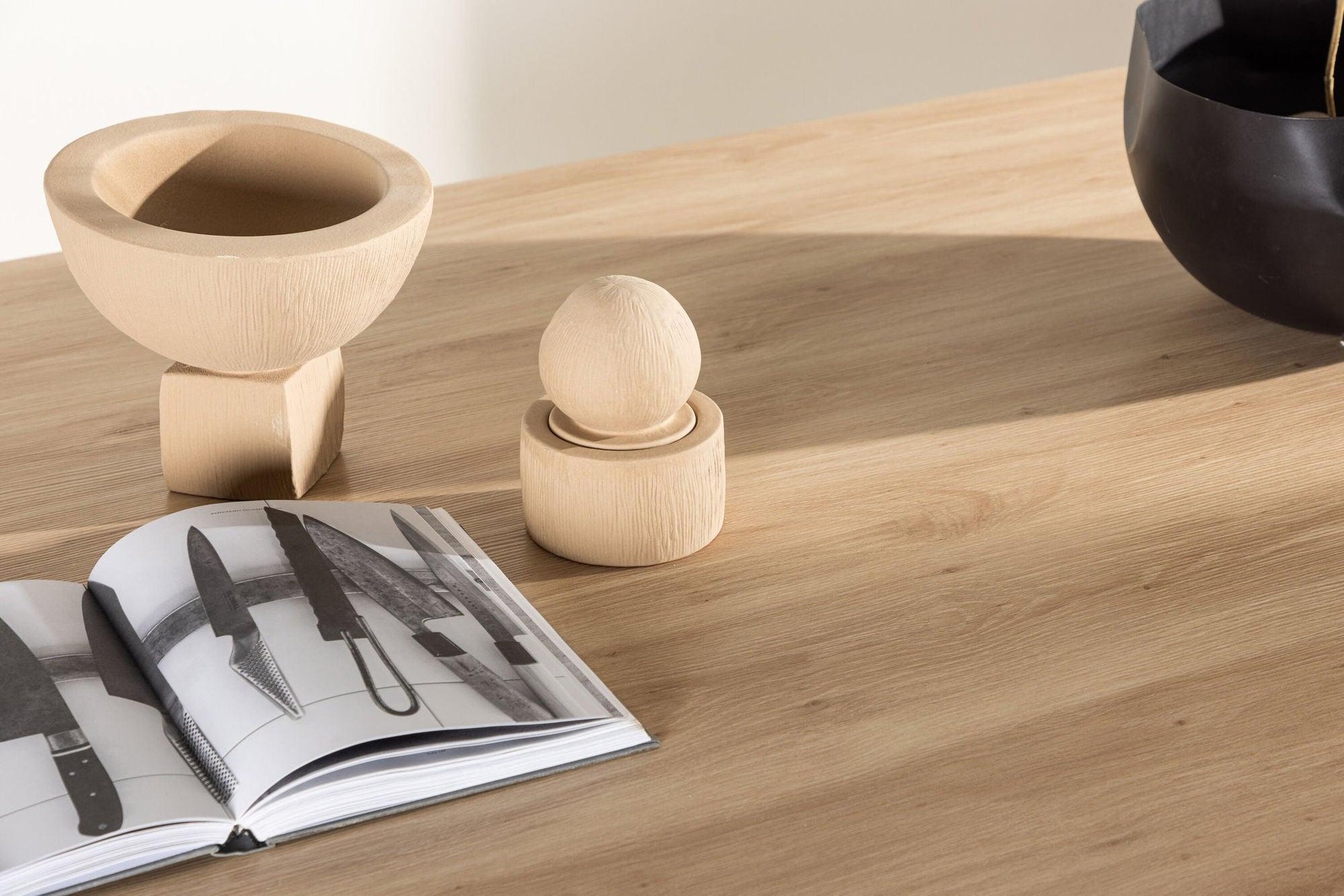 Esstisch Bootcut 230*115cm - Whitewash-Esstisch Oval-Venture Home-le canapé