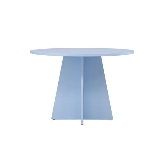 Esstisch Bootcut rund 110cm - Babyblau-Esstisch Rund-Venture Home-le canapé