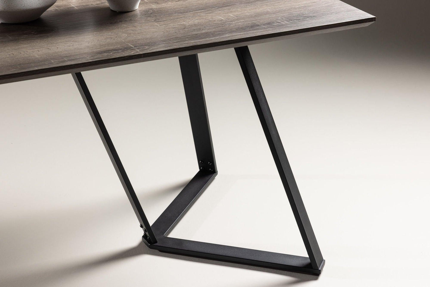 Esstisch Marina 180cm - Schwarz-Esstisch Rechteckig-Venture Home-le canapé