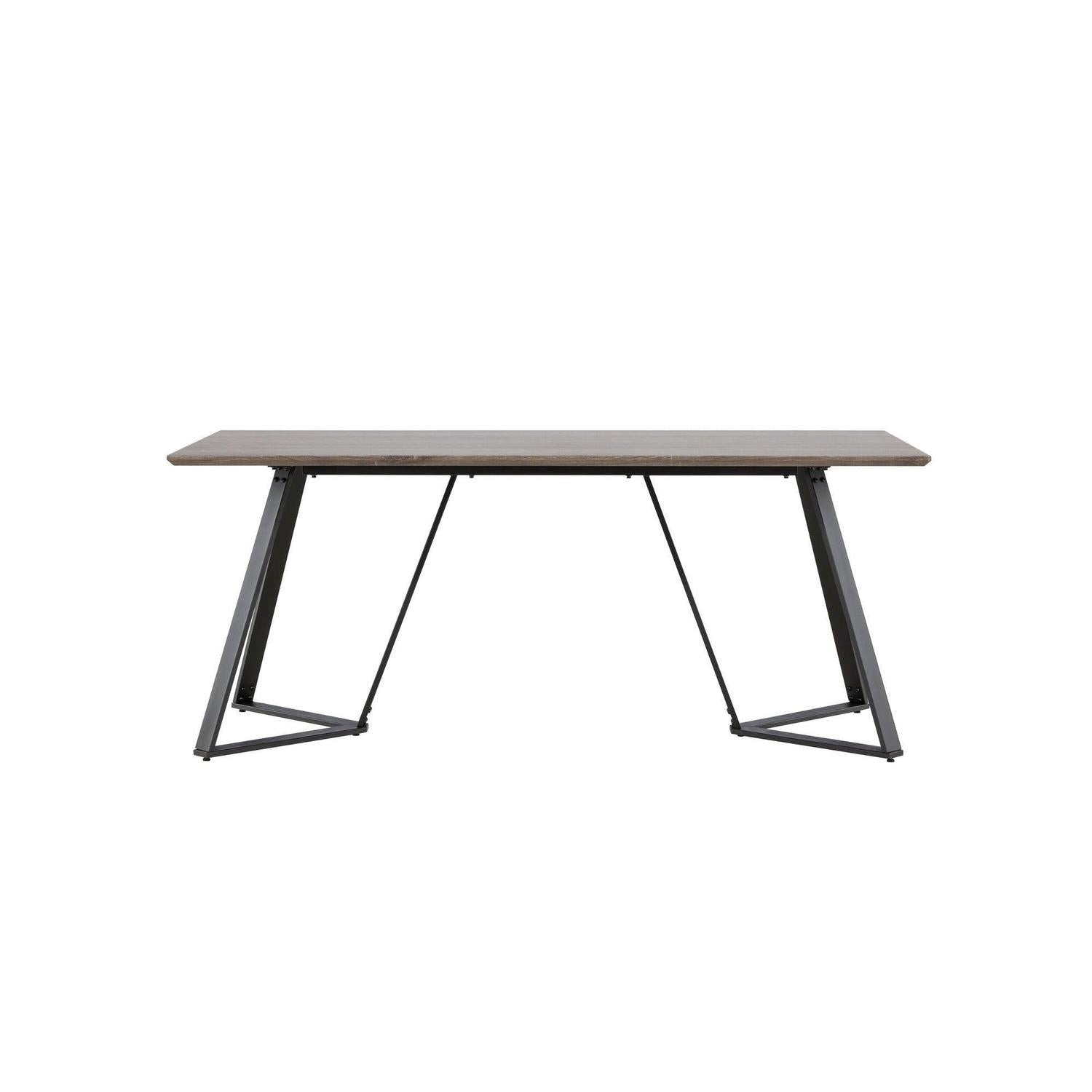 Esstisch Marina 180cm - Schwarz-Esstisch Rechteckig-Venture Home-le canapé