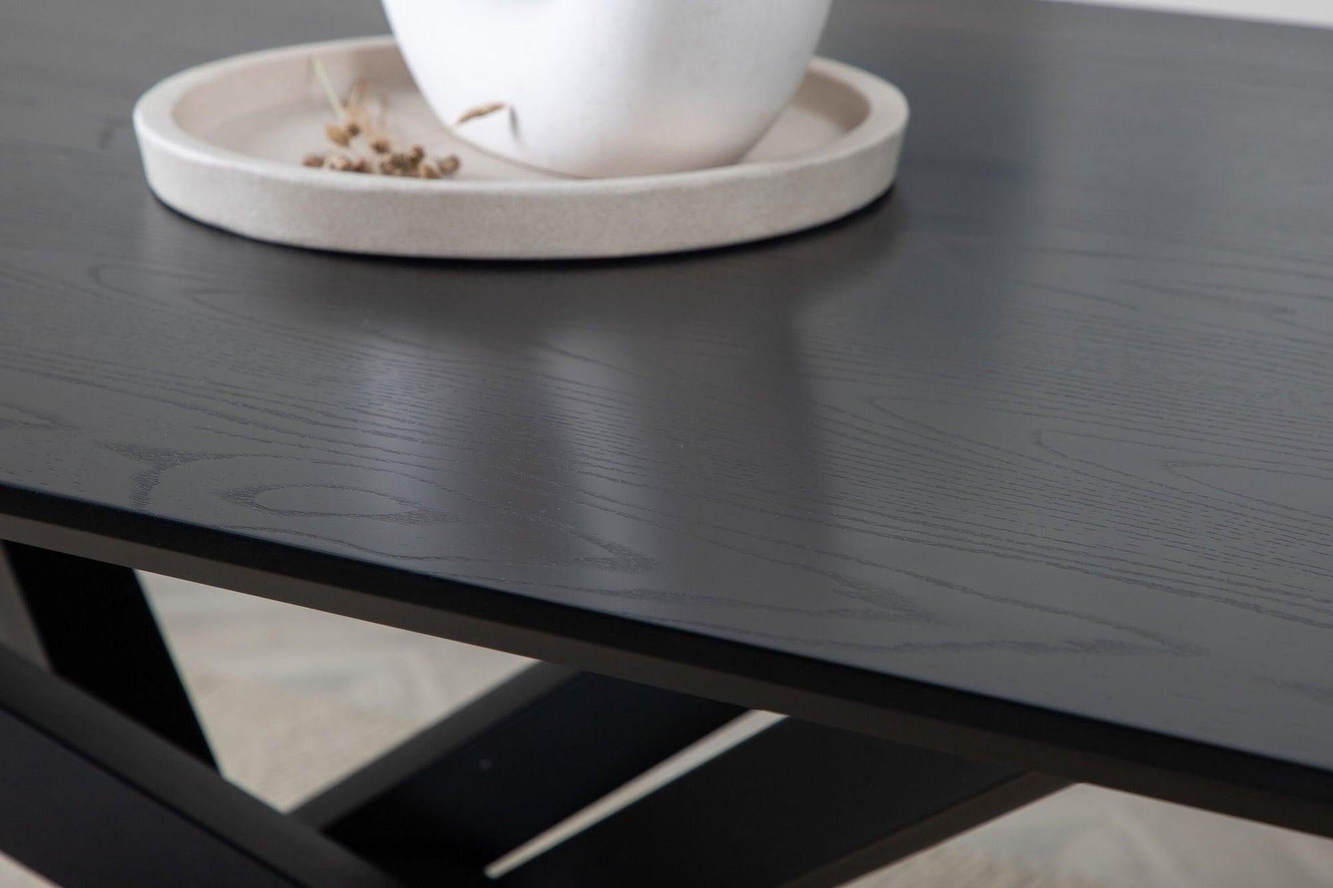 Esstisch Piazza 180*90cm - Schwarz-Esstisch Rechteckig-Venture Home-le canapé