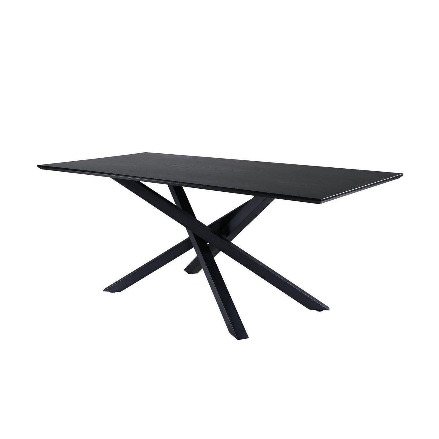 Esstisch Piazza 180*90cm - Schwarz-Esstisch Rechteckig-Venture Home-le canapé
