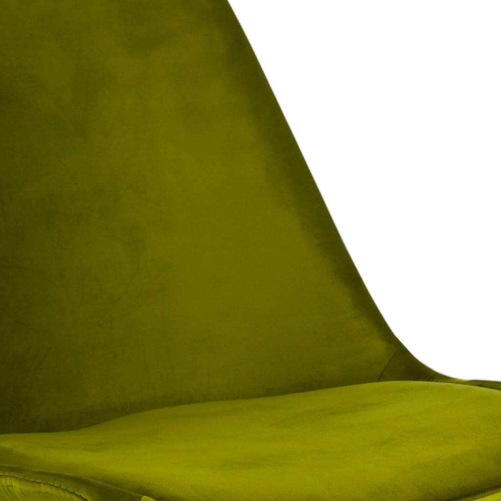 Esszimmerstuhl Velvet - Grün & Gold-Esszimmerstuhl-Kick Collection-le canapé
