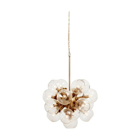 Hängelampe ATOMIC 17 Lichter – goldenes Finish-Hängelampe-Nordal A/S-le canapé