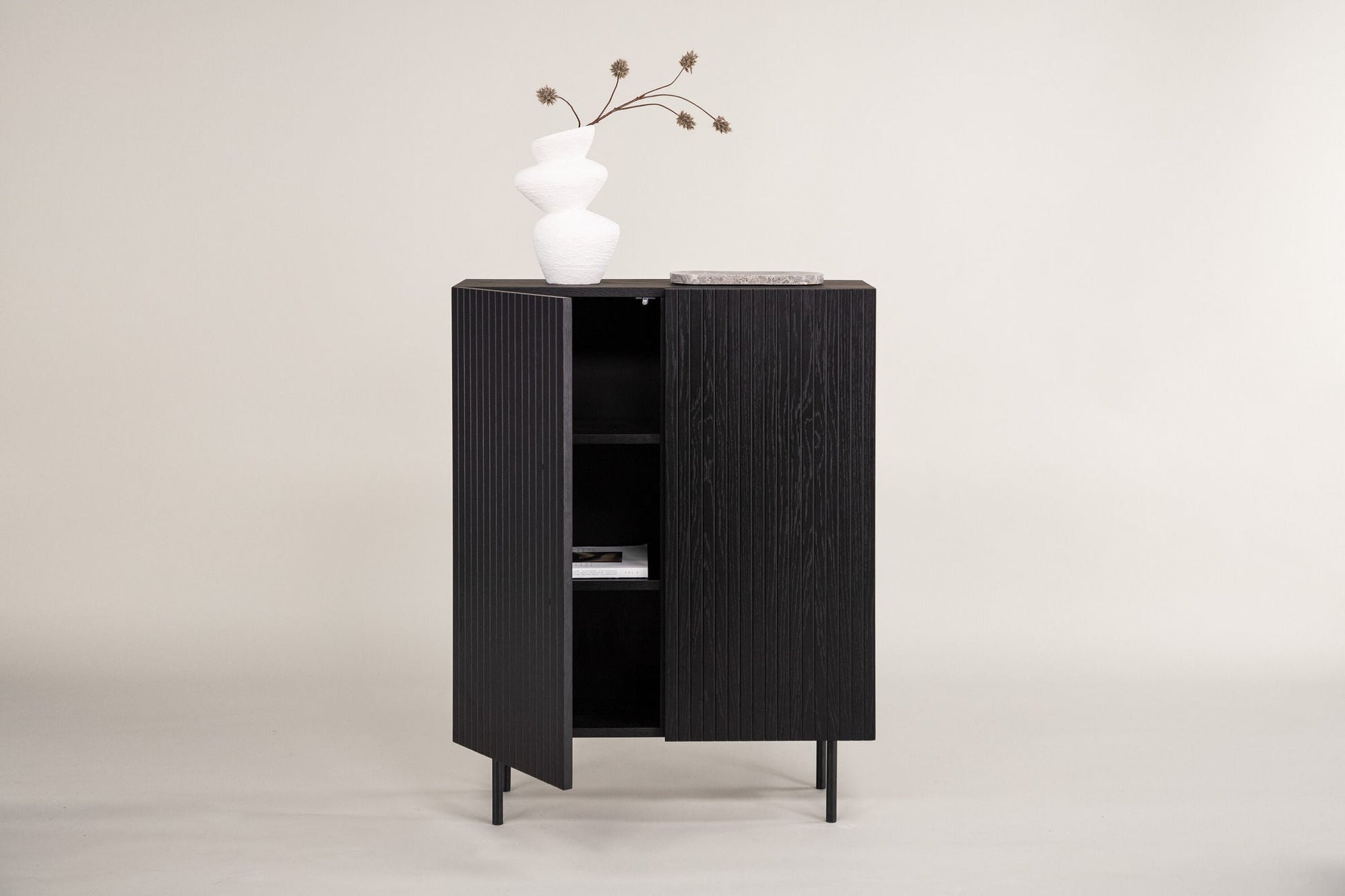 Highboard Björkön - Schwarz-Highboards-Vind-le canapé