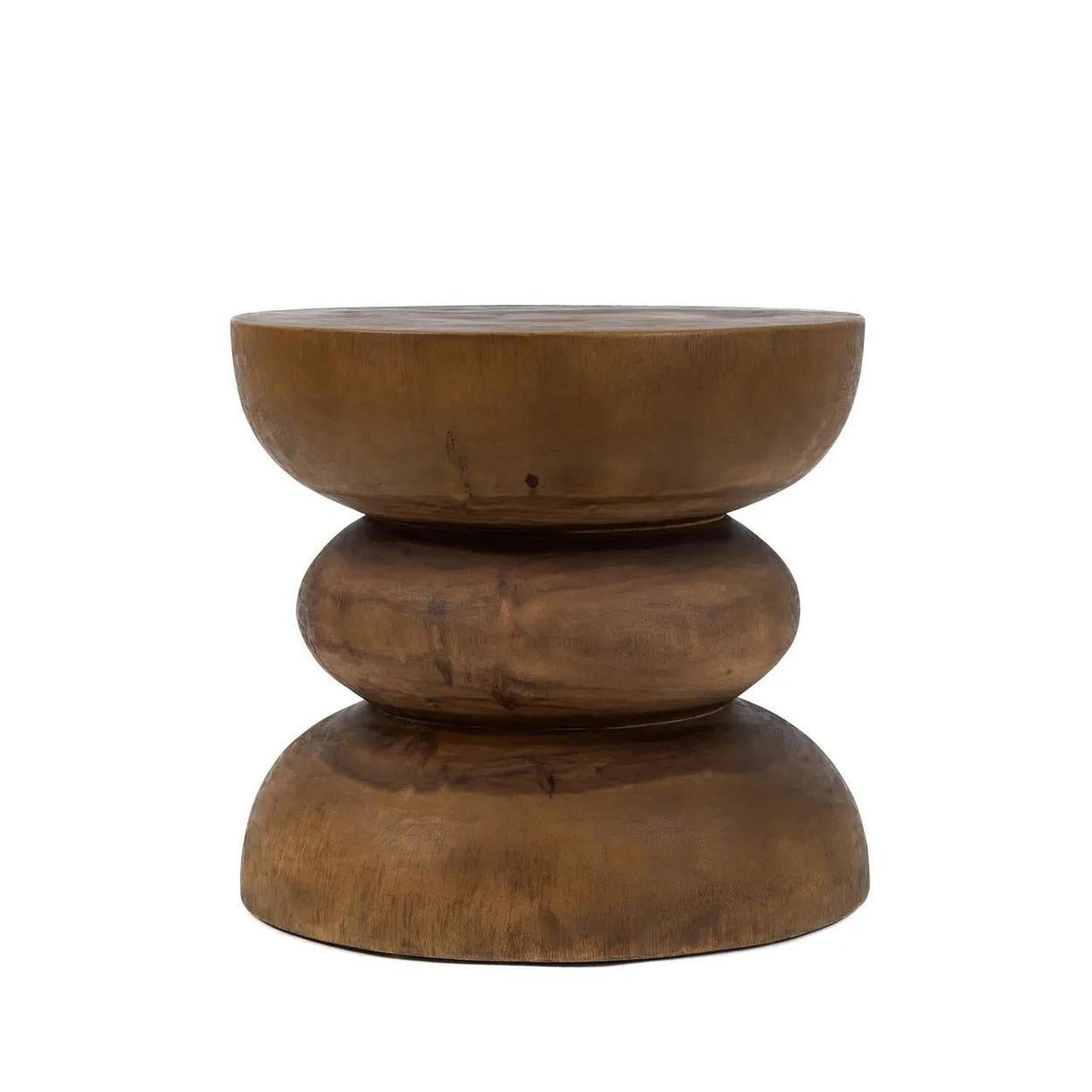lecanapé Spiralförmiger Holz Hocker