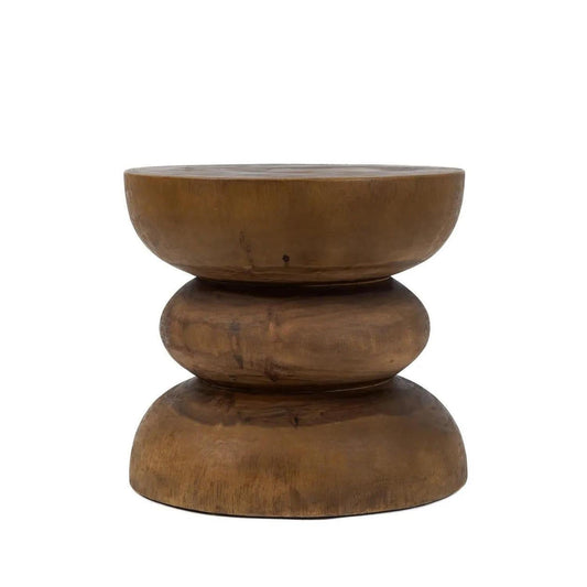 lecanapé Spiralförmiger Holz Hocker