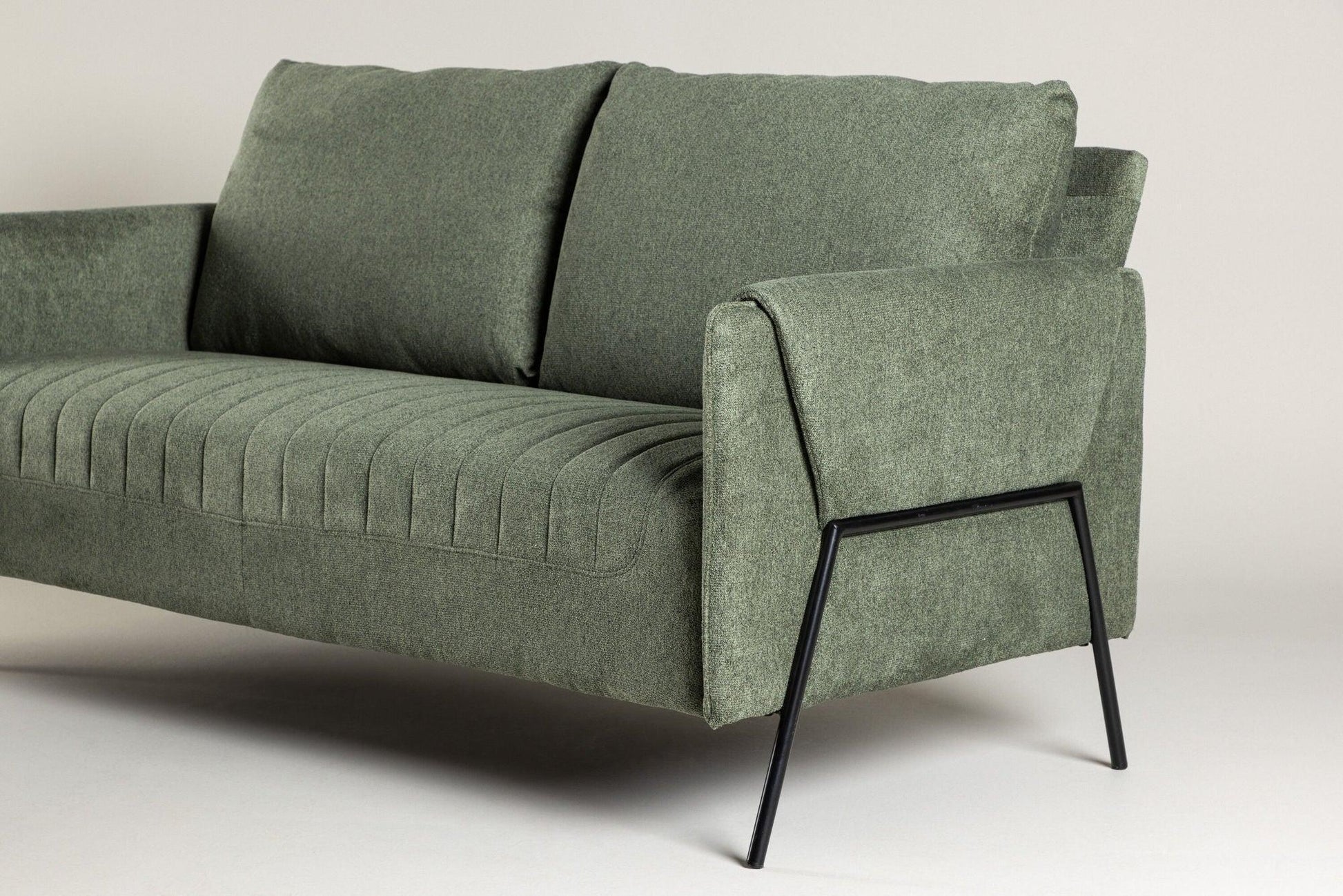 Indigo 2-Sitzer Sofa - Grün-Einzelsofas-Venture Home-le canapé