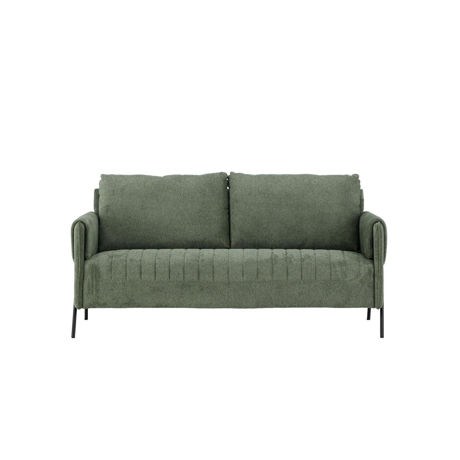 Indigo 2-Sitzer Sofa - Grün-Einzelsofas-Venture Home-le canapé