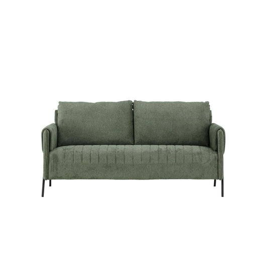 Indigo 2-Sitzer Sofa - Grün-Einzelsofas-Venture Home-le canapé