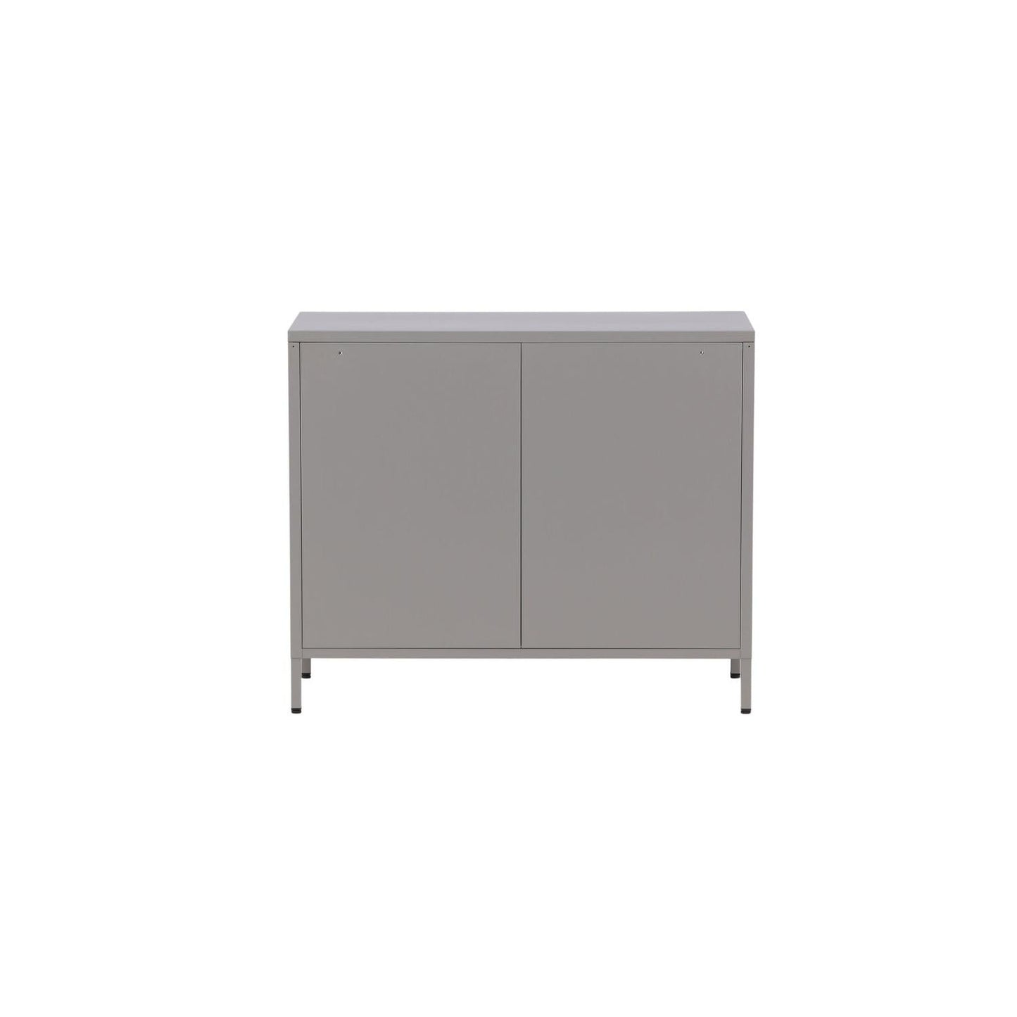 Kommode Nett 90cm mit Gittertüren - Hellgrau-Kommoden-Venture Home-le canapé