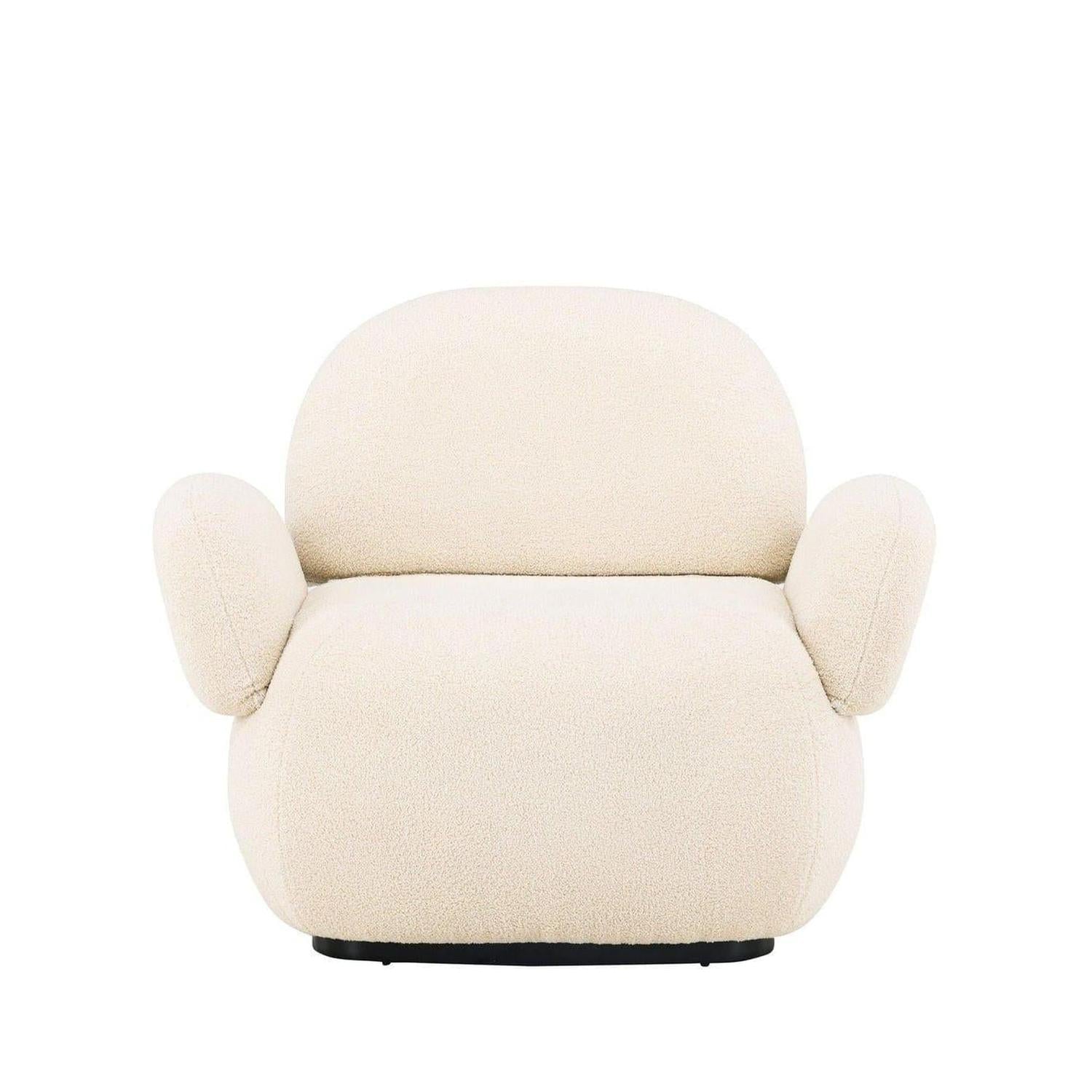 Loungesessel Sevilla aus Chenille - Beige-Loungesessel-Venture Home-Beige-le canapé