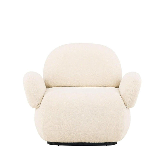 Loungesessel Sevilla aus Chenille - Beige-Loungesessel-Venture Home-Beige-le canapé