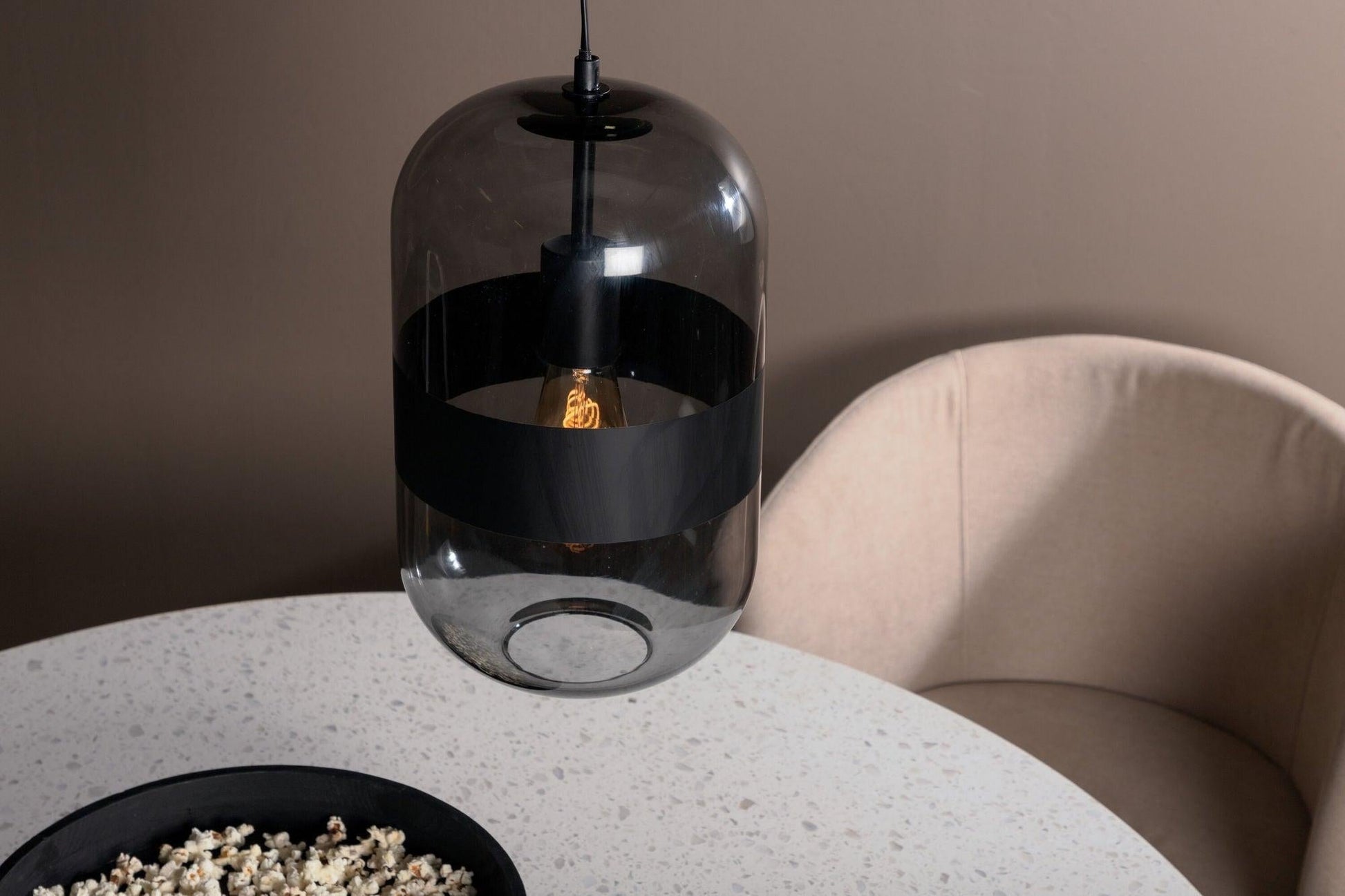Pendelleuchte Dropp - Schwarz Rauchglas-Pendelleuchte-Venture Home-le canapé