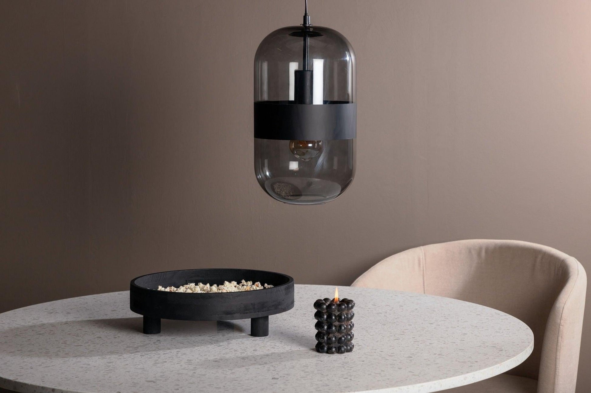 Pendelleuchte Dropp - Schwarz Rauchglas-Pendelleuchte-Venture Home-le canapé