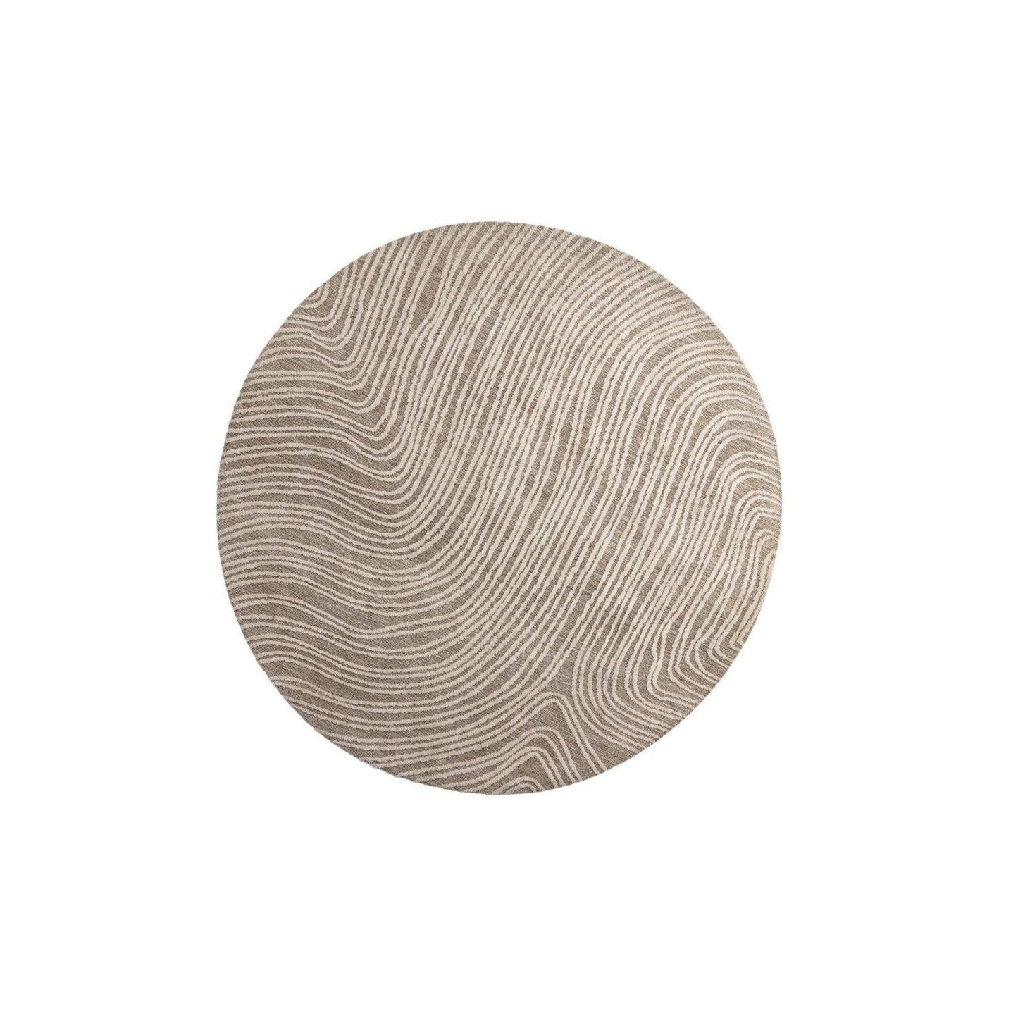 Rund Teppich Melle 200*200 - Beige-Teppich-Venture Home-le canapé