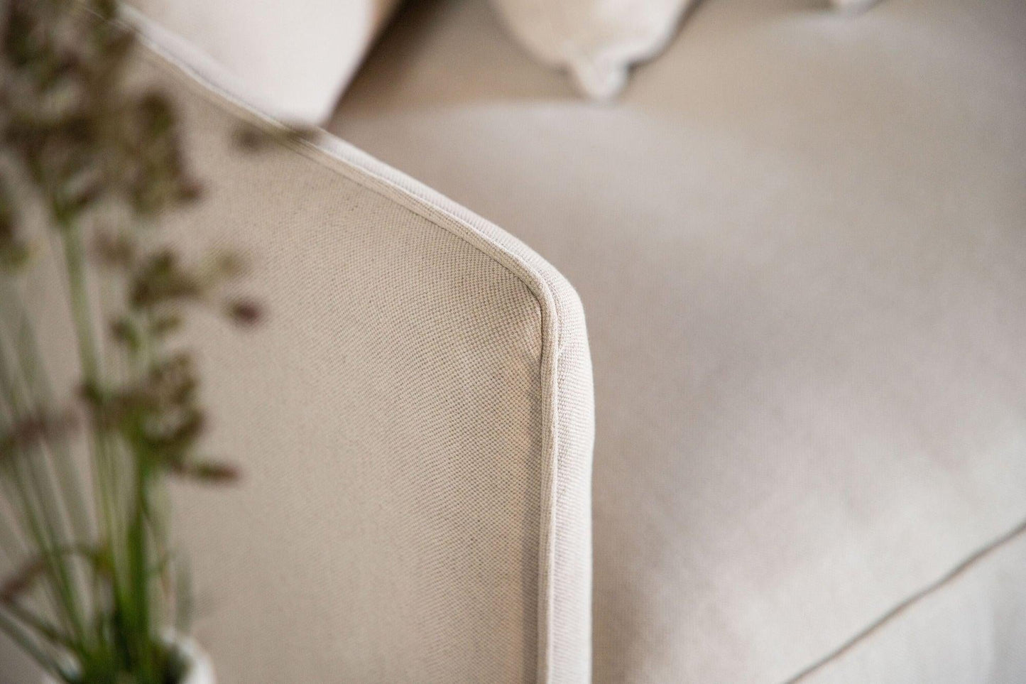 Segelskären 3-Sitzer Sofa aus Leinen - Beige-Einzelsofas-Vind-le canapé