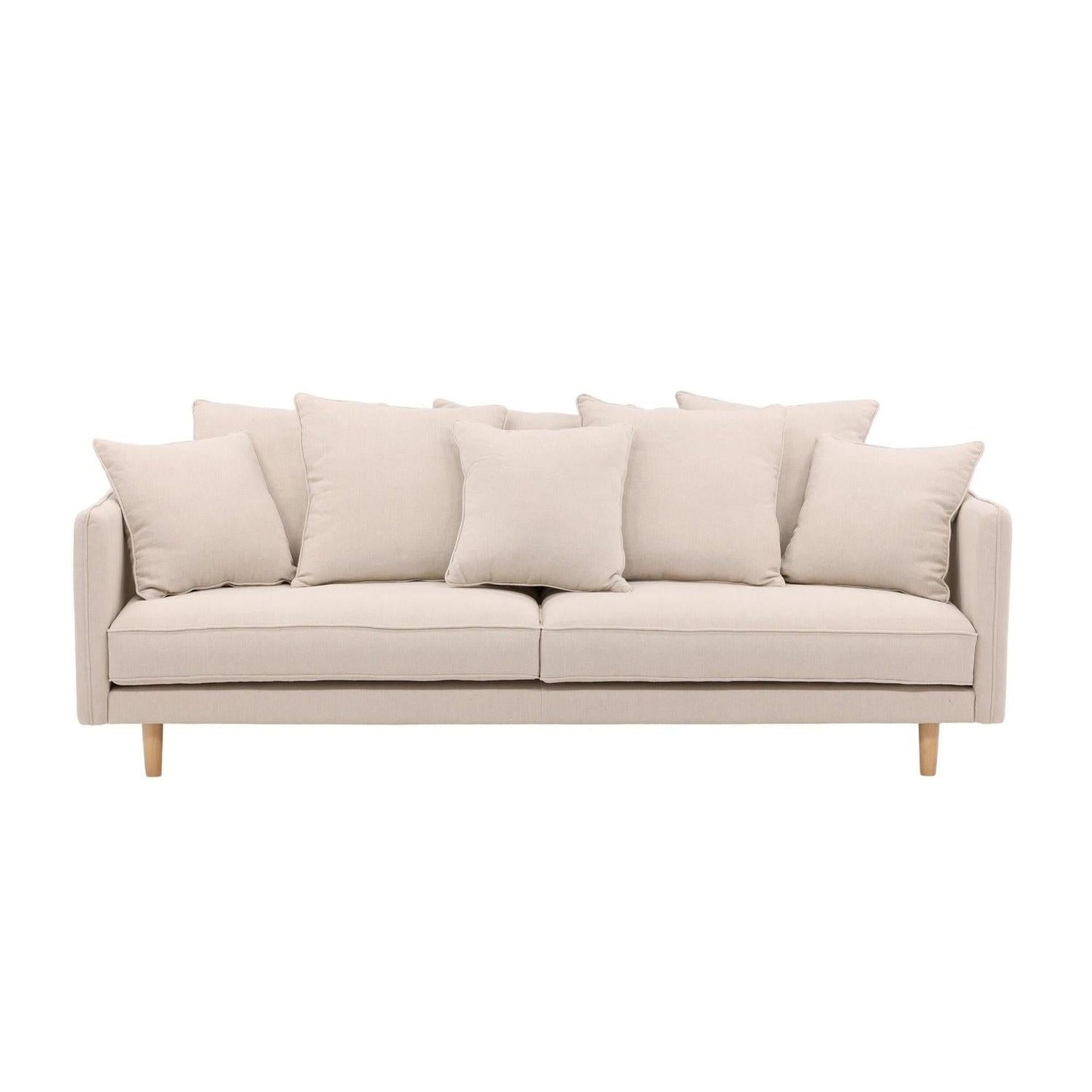 Segelskären 3-Sitzer Sofa aus Leinen - Beige-Einzelsofas-Vind-le canapé