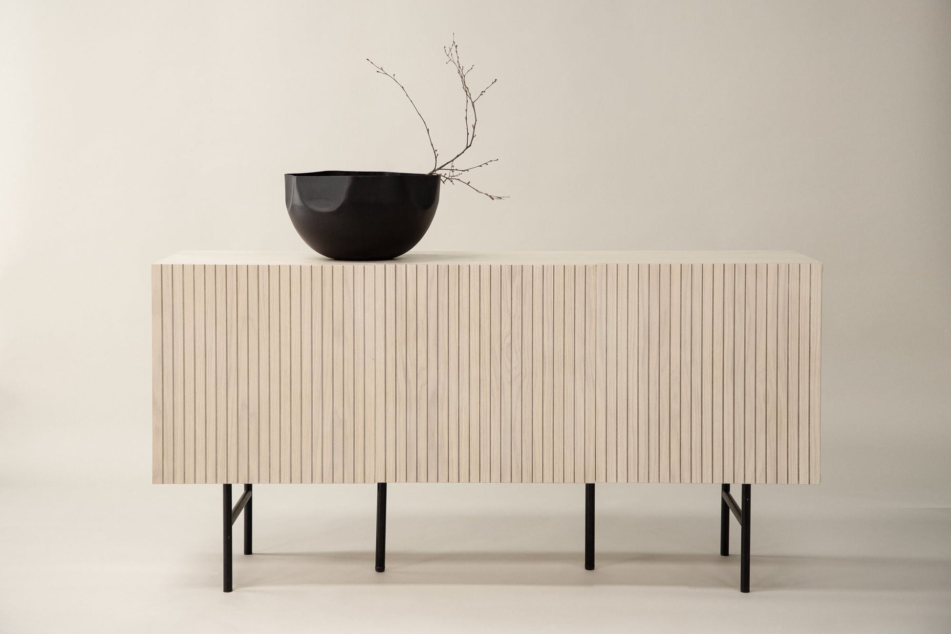 Sideboard Björkön 150cm - Weiß-Sideboards-Vind-le canapé