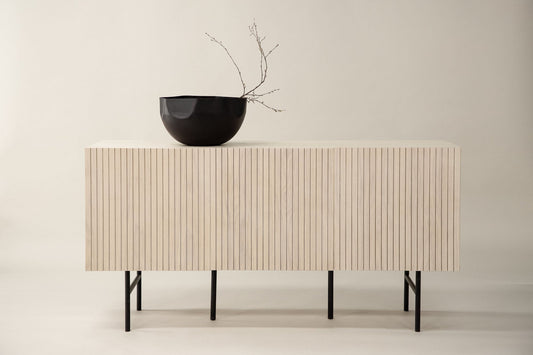 Sideboard Björkön 150cm - Weiß-Sideboards-Vind-le canapé