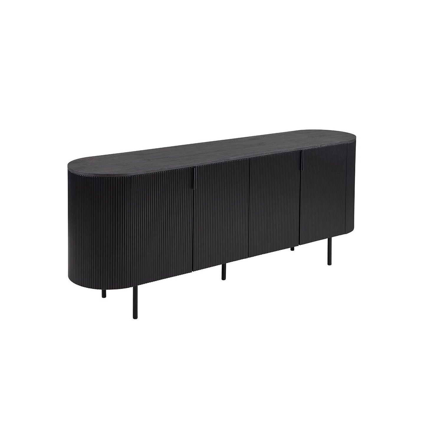 Sideboard Lagos 200cm - Dunkelbraun-Sideboards-Rousseau-le canapé
