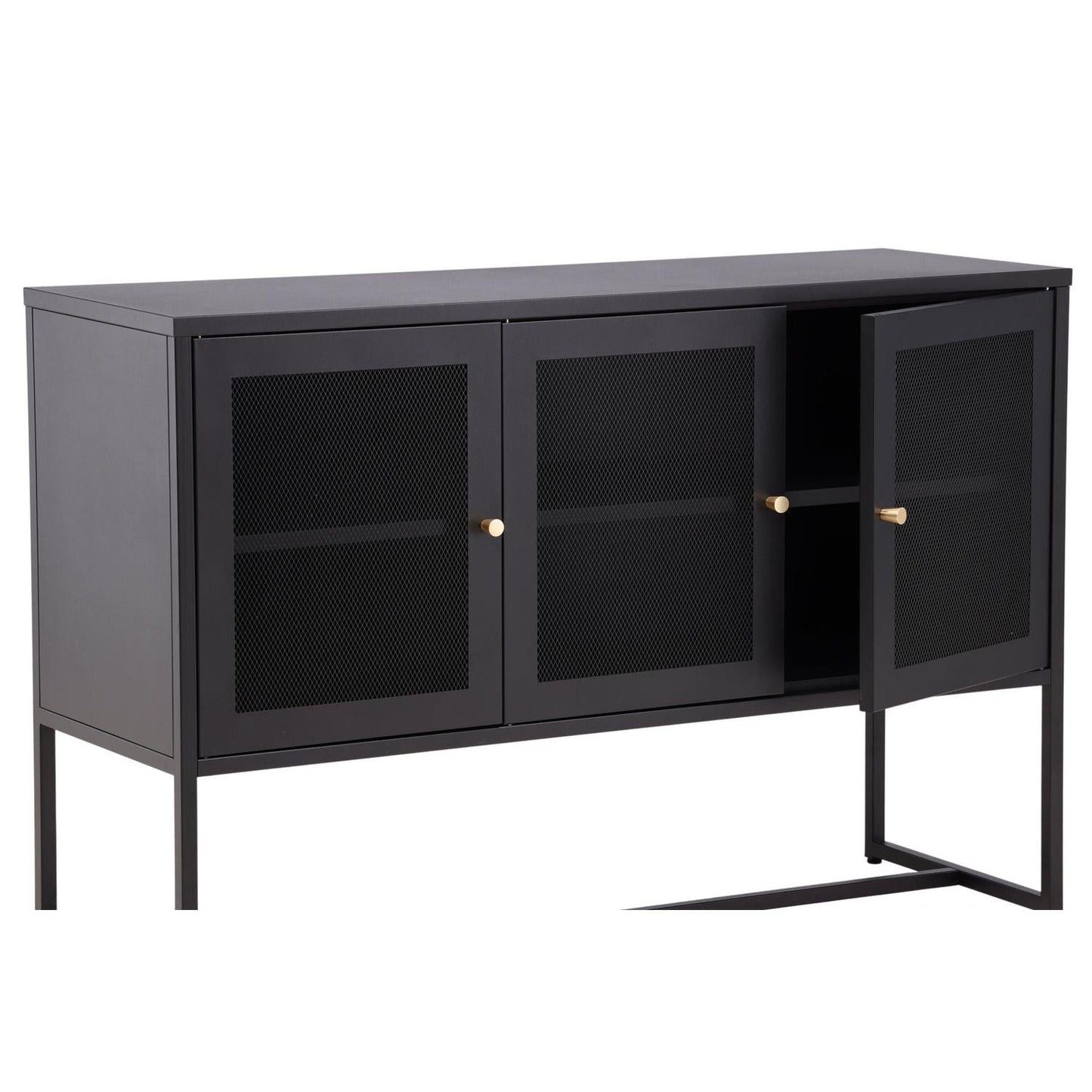 Sideboard Malla 120cm - Schwarz-Sideboards-Venture Home-le canapé
