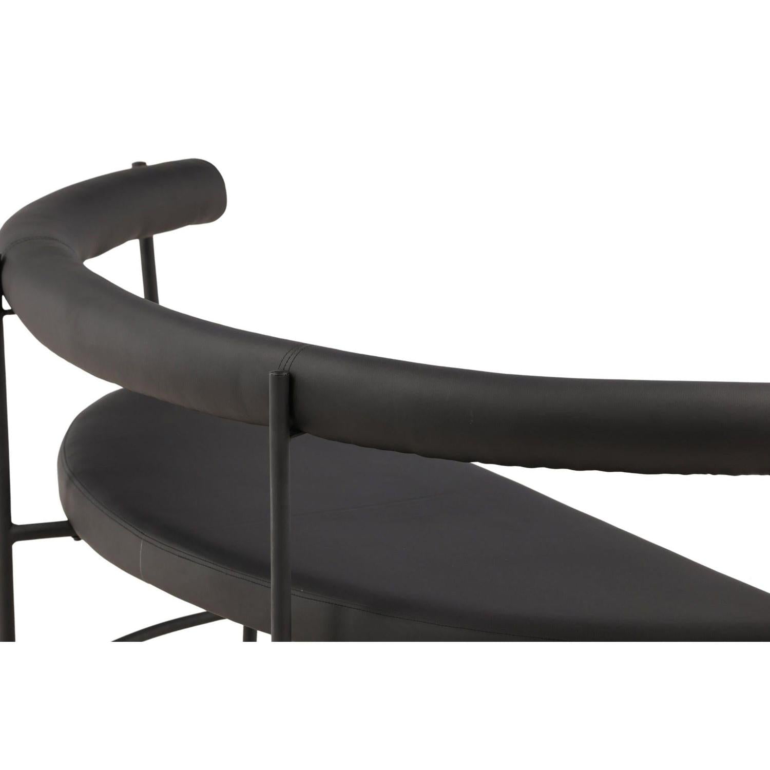Stallhagen x Josefin Lustig Bank Sofa aus PU - Schwarz-Bänke-Vind-Schwarz-le canapé