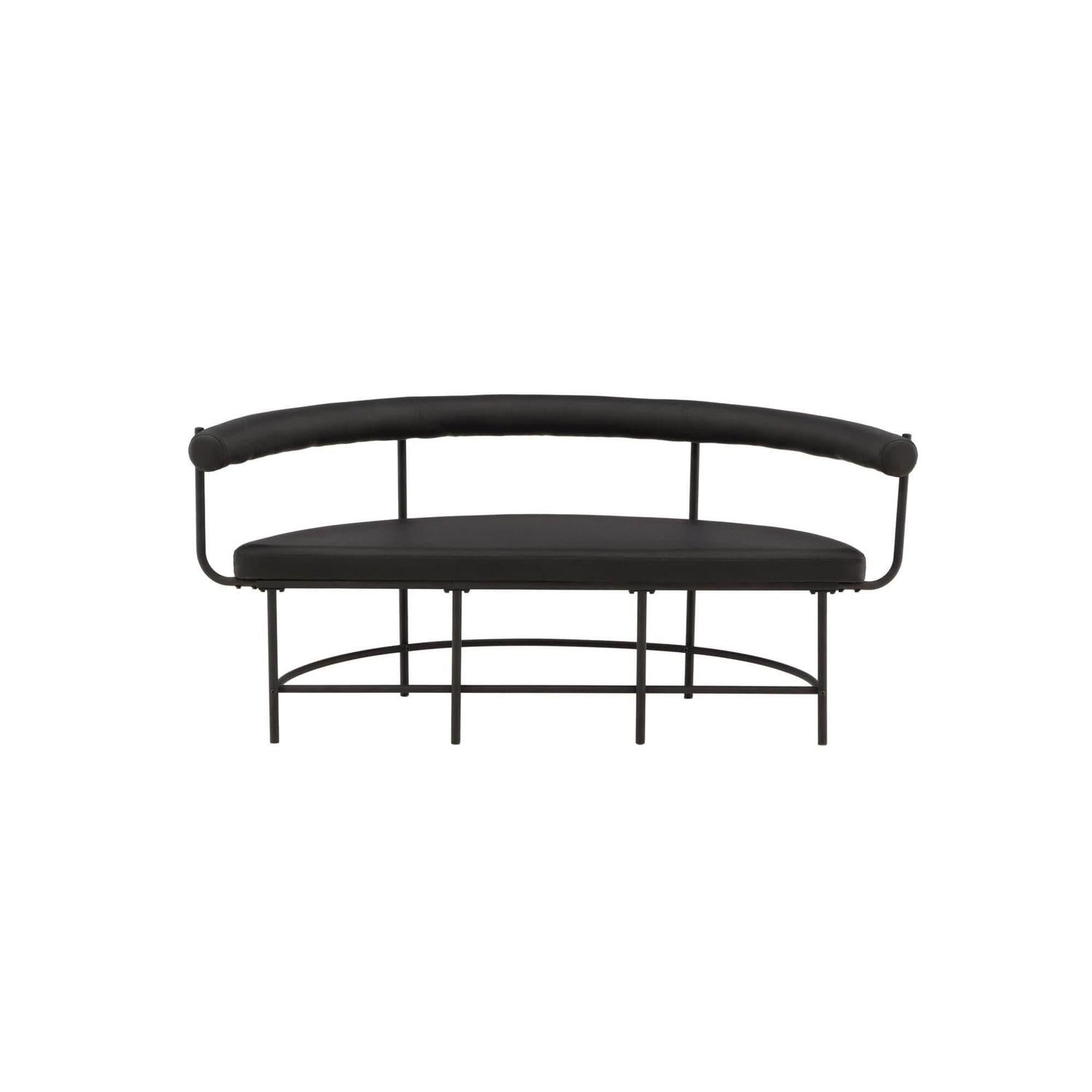 Stallhagen x Josefin Lustig Bank Sofa aus PU - Schwarz-Bänke-Vind-Schwarz-le canapé