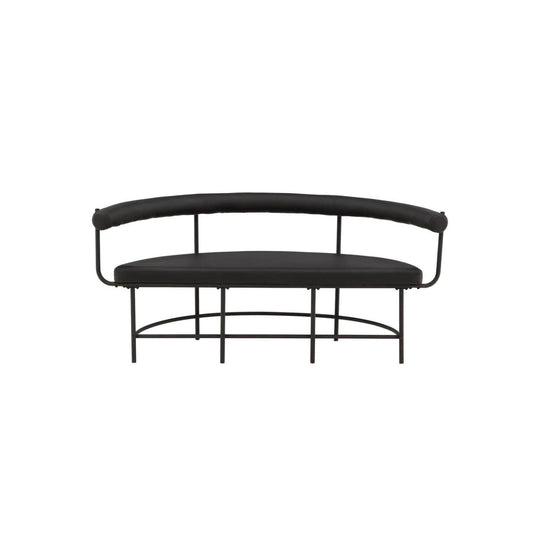 Stallhagen x Josefin Lustig Bank Sofa aus PU - Schwarz-Bänke-Vind-Schwarz-le canapé