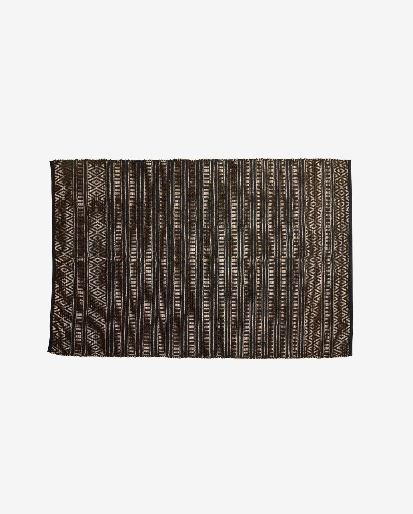 Teppich FARAH 240*160cm - Schwarz / Naturfarben-Teppich-Nordal A/S-le canapé