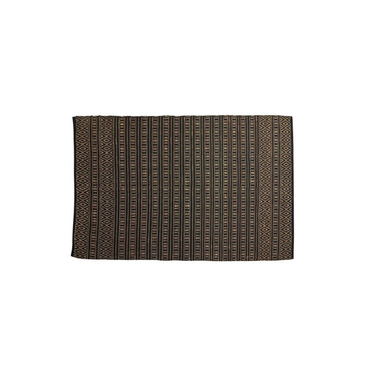 Teppich FARAH 240*160cm - Schwarz / Naturfarben-Teppich-Nordal A/S-le canapé