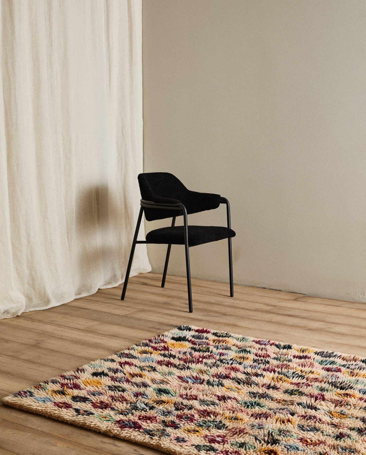 Teppich POPPY 200*140cm - Mehrfarbig-Teppich-Nordal A/S-le canapé