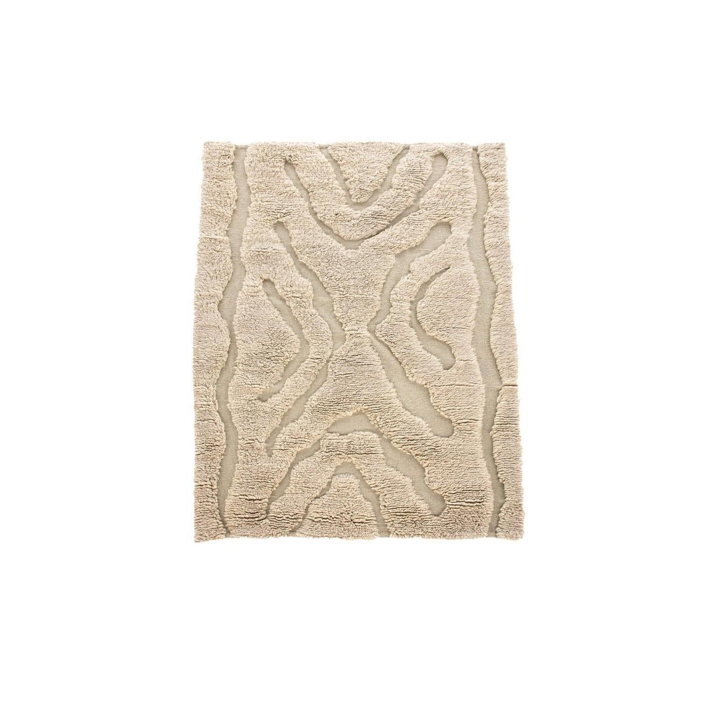 Teppich Trondheim x Josefin Lustig 200x300 - Beige/Weiß-Teppich-Vind-le canapé