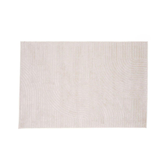 Teppich Vince Solar Rechteckig 230*160cm - Weiß-Teppich-Venture Home-le canapé