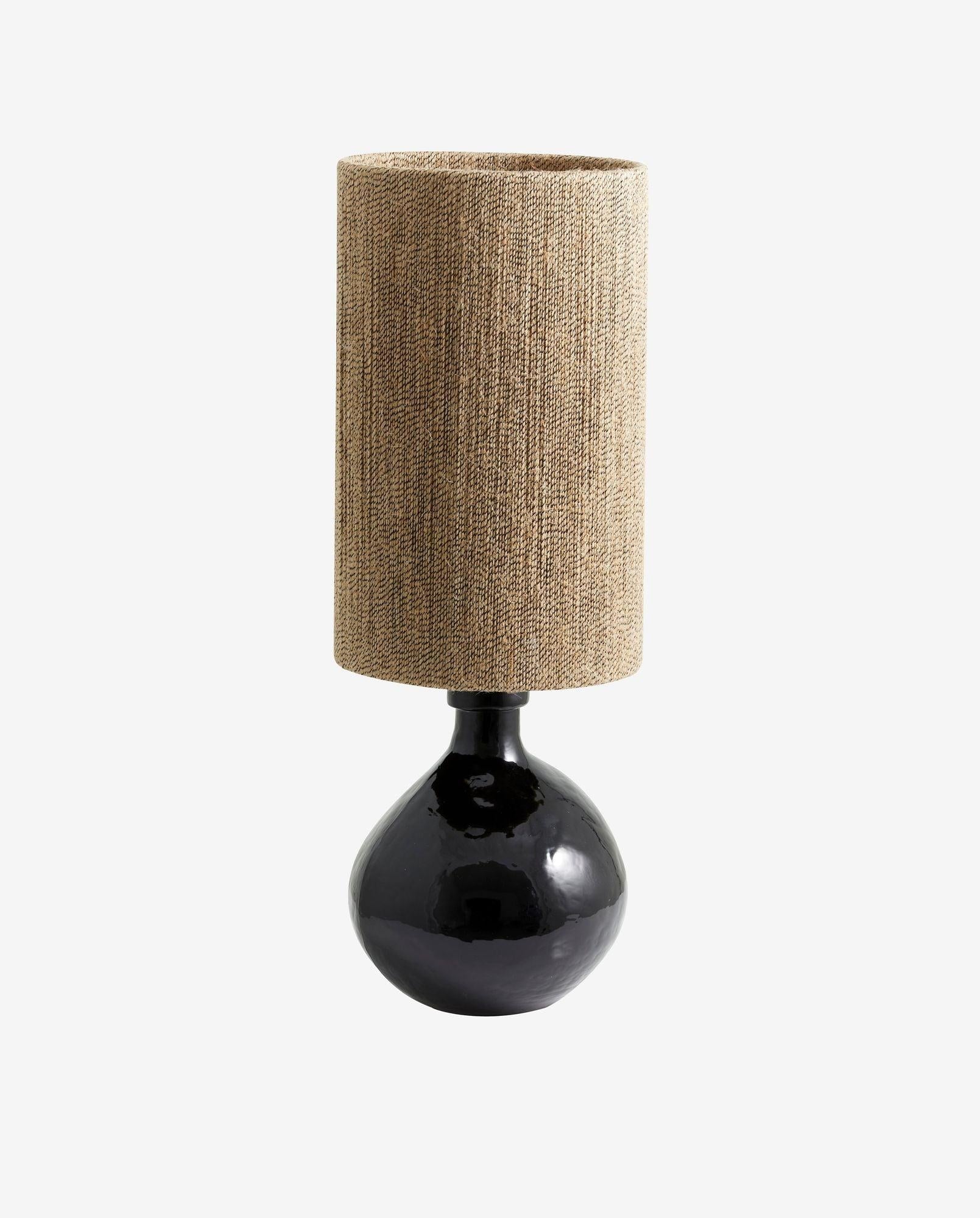 Tischlampe DISSA - Schwarz/Natur-Tischlampe-Nordal A/S-le canapé