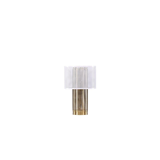 Tischlampe Gap - Gold & weißes Metall-Tischlampe-Venture Home-le canapé