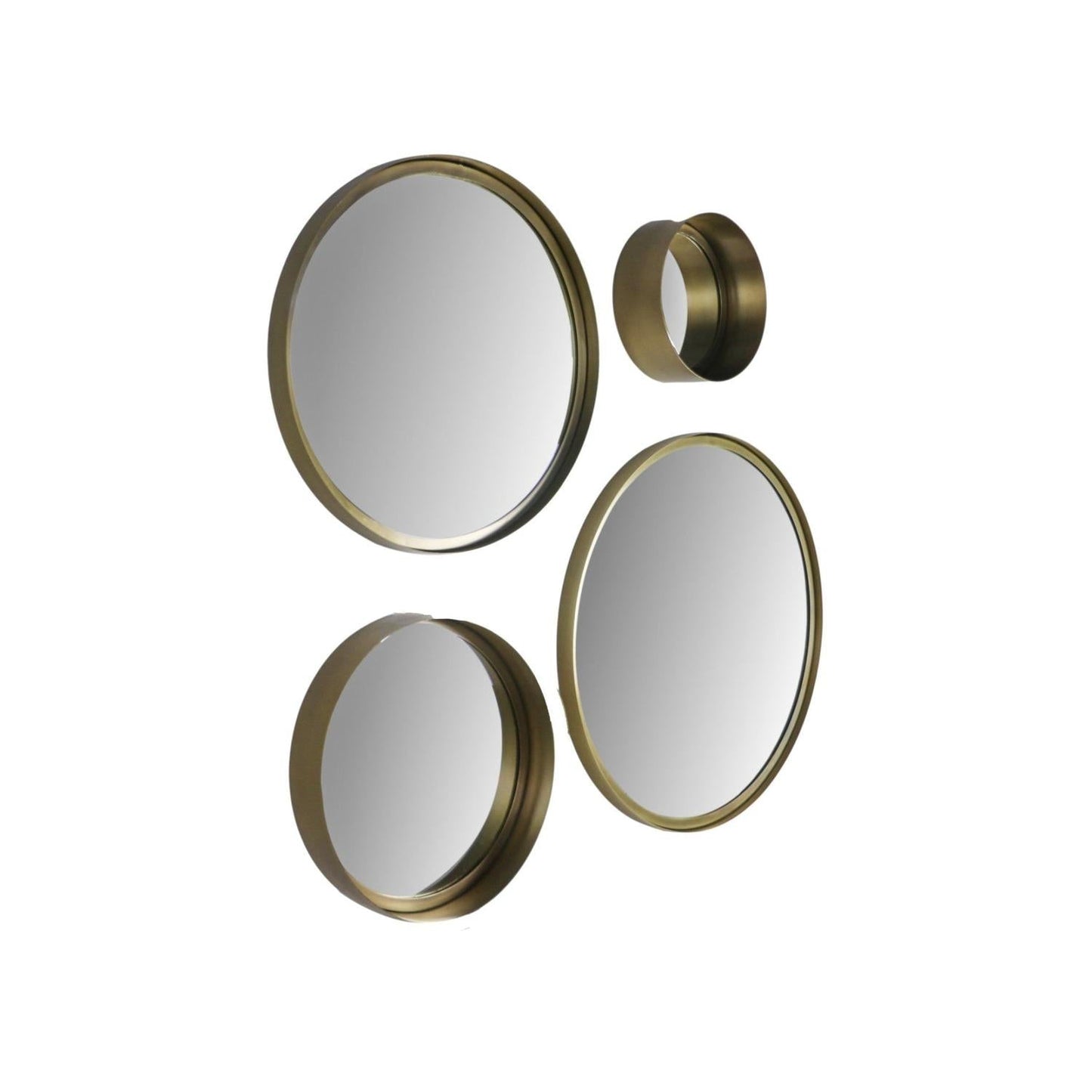 Wandspiegel Fletcher Ø20cm - Gold-Wandspiegel-HSM Collection-le canapé